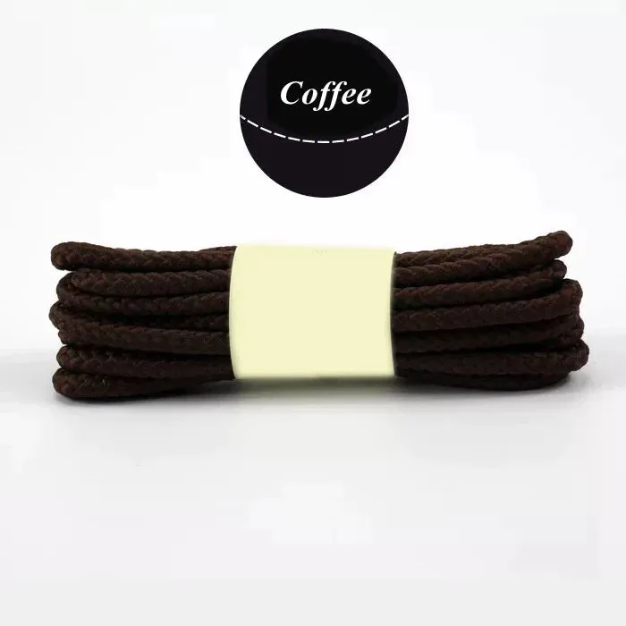 1 Pair Round Shoe Laces for Casual Sneakers Leather Shoes Martin Boots Length 80/100/120/140/160 Cm