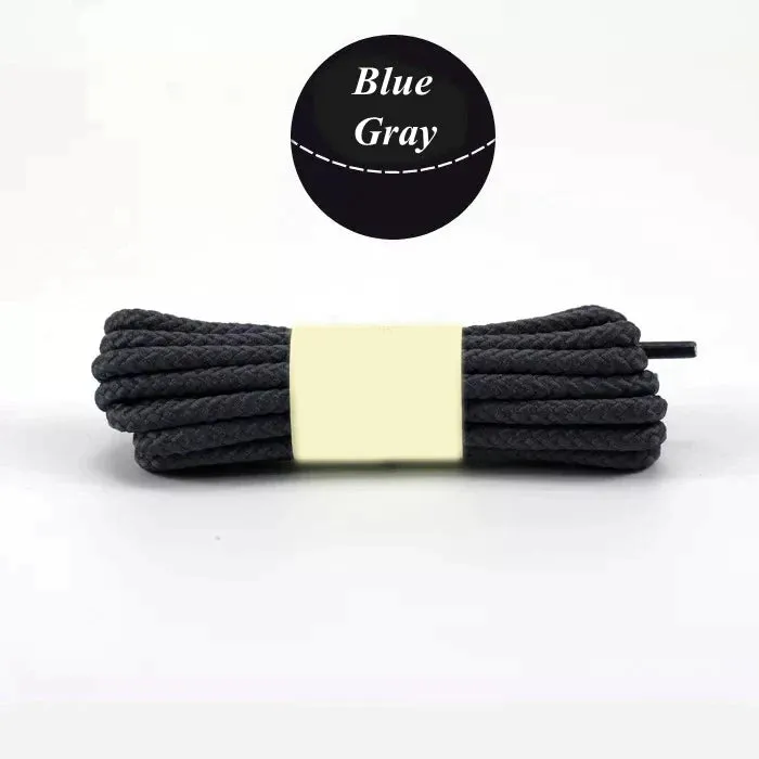 1 Pair Round Shoe Laces for Casual Sneakers Leather Shoes Martin Boots Length 80/100/120/140/160 Cm