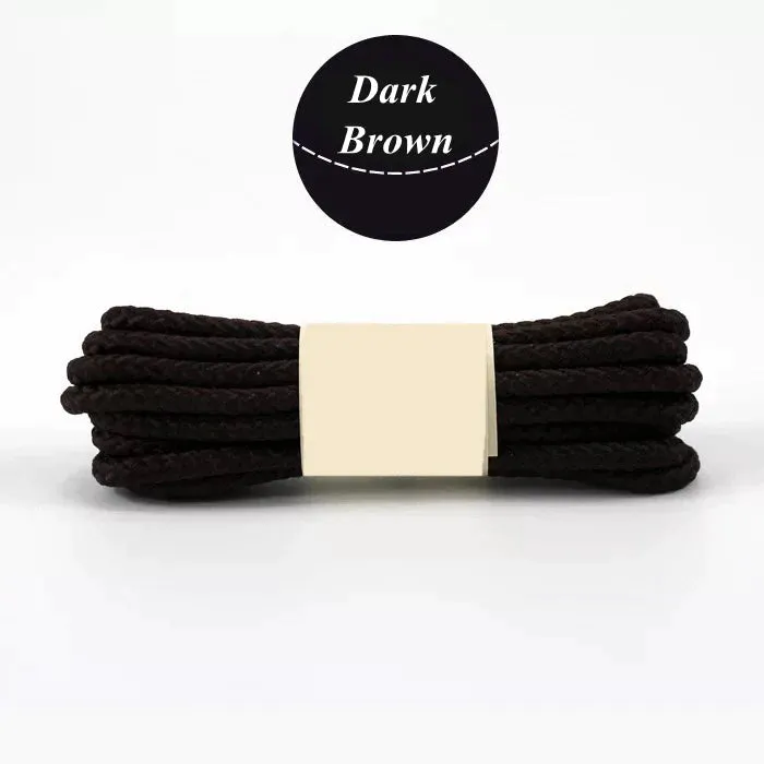 1 Pair Round Shoe Laces for Casual Sneakers Leather Shoes Martin Boots Length 80/100/120/140/160 Cm