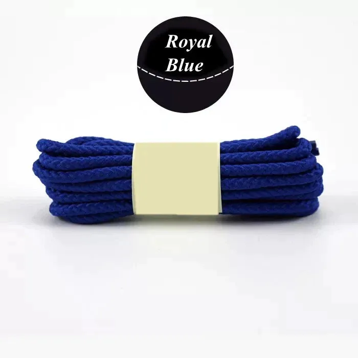 1 Pair Round Shoe Laces for Casual Sneakers Leather Shoes Martin Boots Length 80/100/120/140/160 Cm