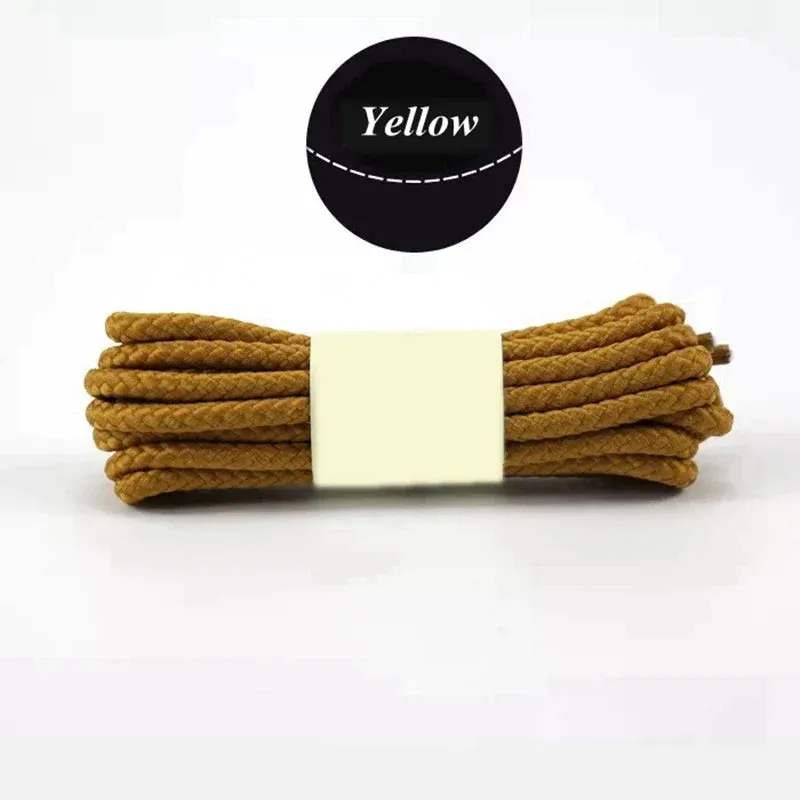 1 Pair Round Shoe Laces for Casual Sneakers Leather Shoes Martin Boots Length 80/100/120/140/160 Cm