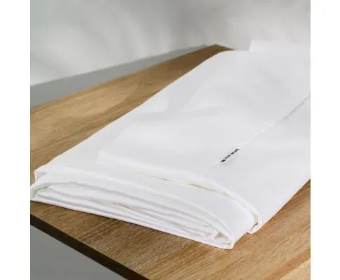 100% Organic Bamboo Fitted Sheet Set A White
