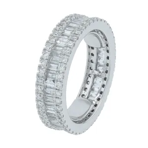 14K WG 2.15 CTW Diamond Eternity Band