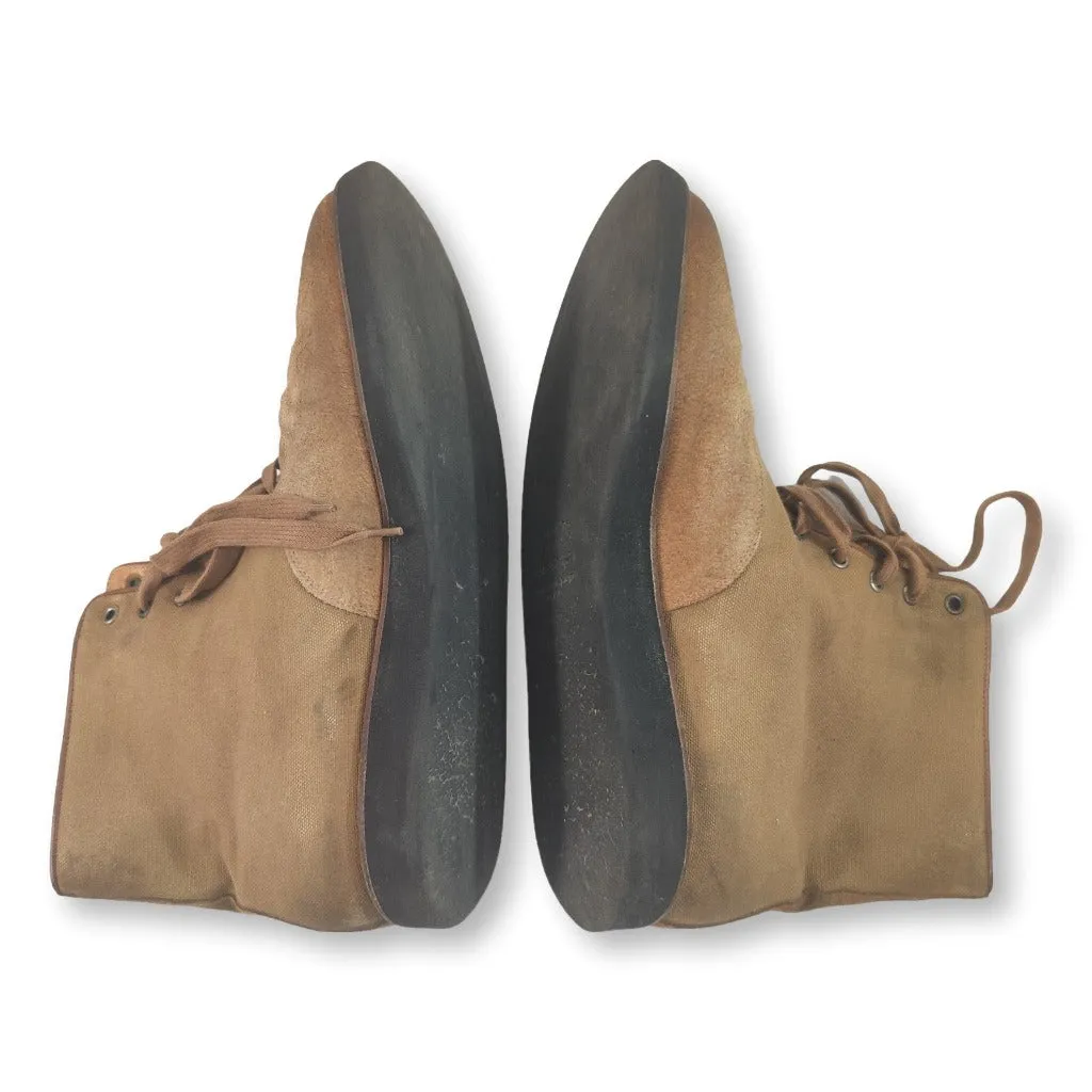 2000s beige Maison Martin Margiela desert boots Made in Italy