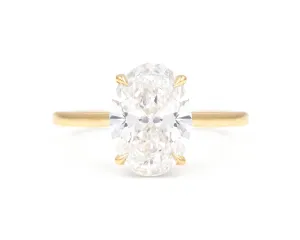 2.51-Carat Brilliant Cut Oval Diamond Solitaire