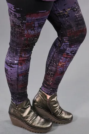 3136 Lightweight Legging Black-Night Skyline-P