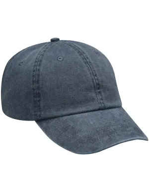 Adams Low-Profile Washed Pigment-Dyed Cap | Navy