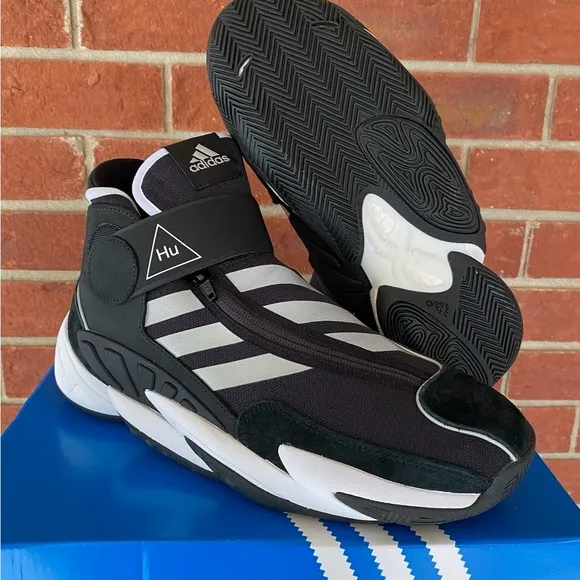 Adidas Pharrell 0 to 60 Men’s Black White New Sneakers Basketball Shoes