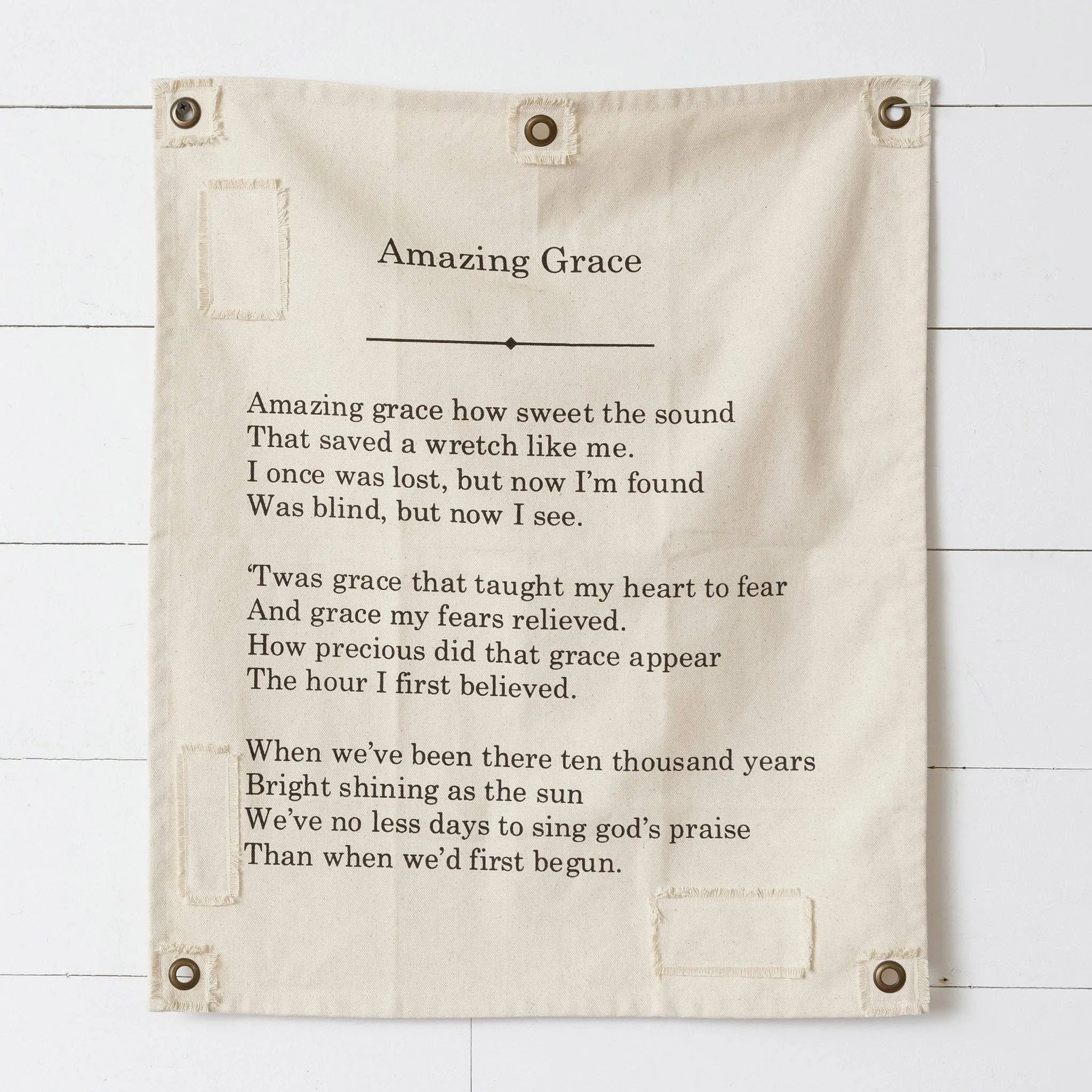 Amazing Grace Canvas Hanging
