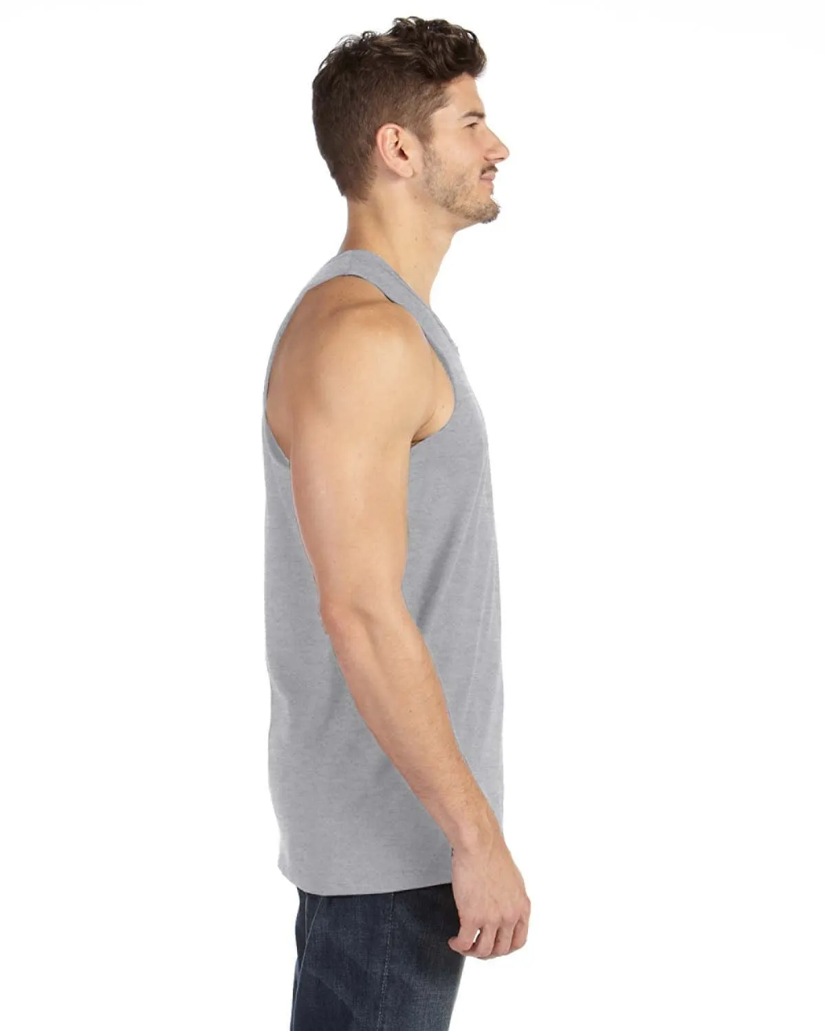 Anvil Lightweight Tank | Heather Grey