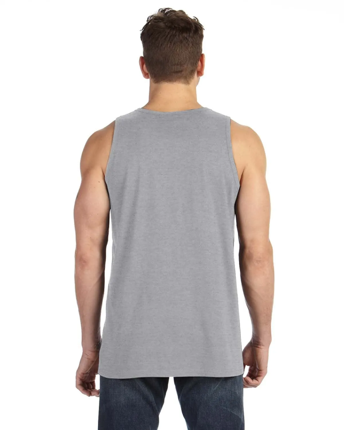 Anvil Lightweight Tank | Heather Grey