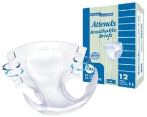 Attends Breathable Brief, Extra Large, 60 Per Case