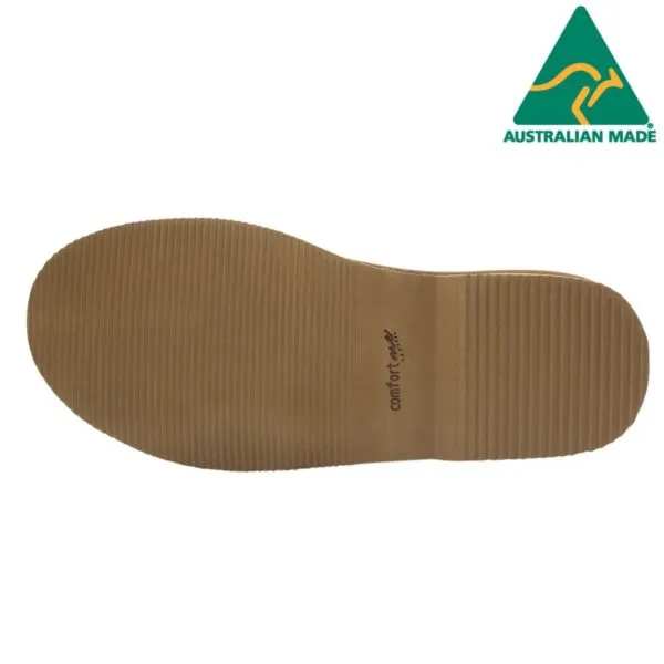 Australian Made Comfort Me Fur Trim Sheep Skin Scuff - 4 Colours