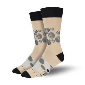 Bambukas Mens Frenchie Fresh French Bulldog Crew Socks