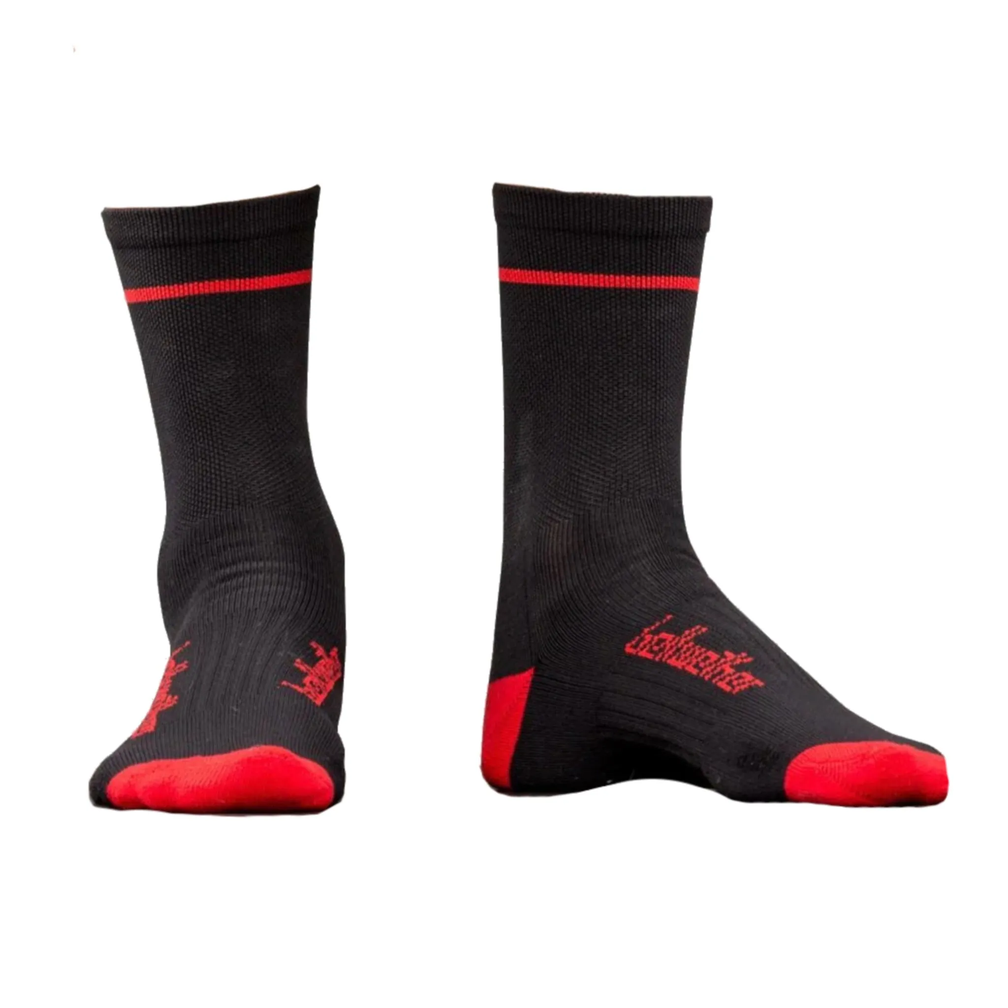Bellwether Optime Socks Black/Ferrari