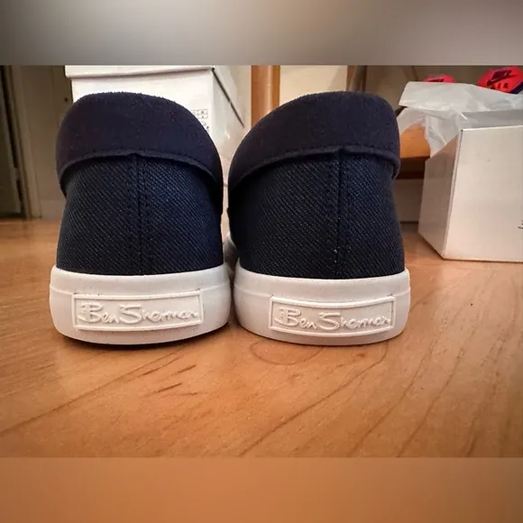 Ben Sherman Boy’s Jayme Slip on Sneaker in Navy
