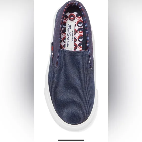 Ben Sherman Boy’s Jayme Slip on Sneaker in Navy
