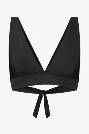 Bikini Wide Triangle Black