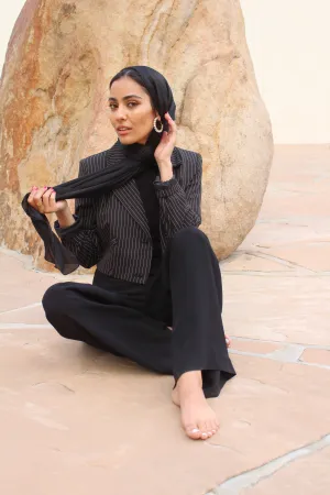 Black Luxe Scarf