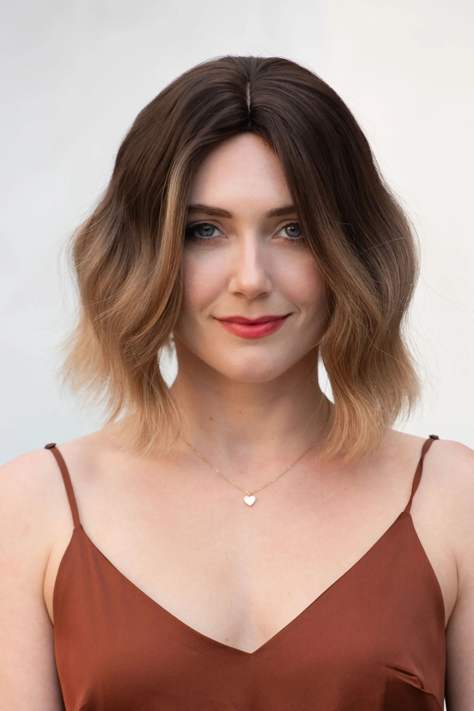 Blonde Ombre Wavy Synthetic Bob Wig Blake