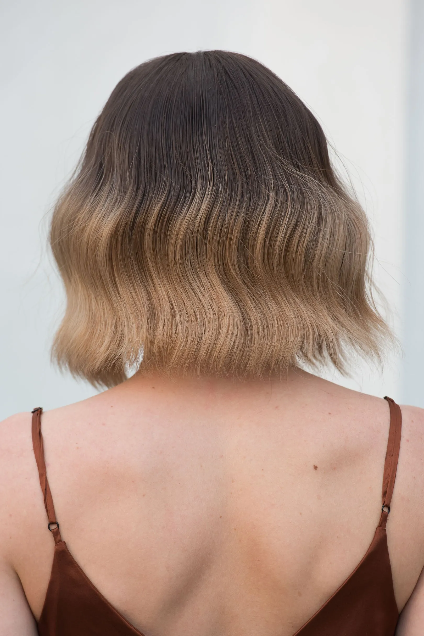 Blonde Ombre Wavy Synthetic Bob Wig Blake