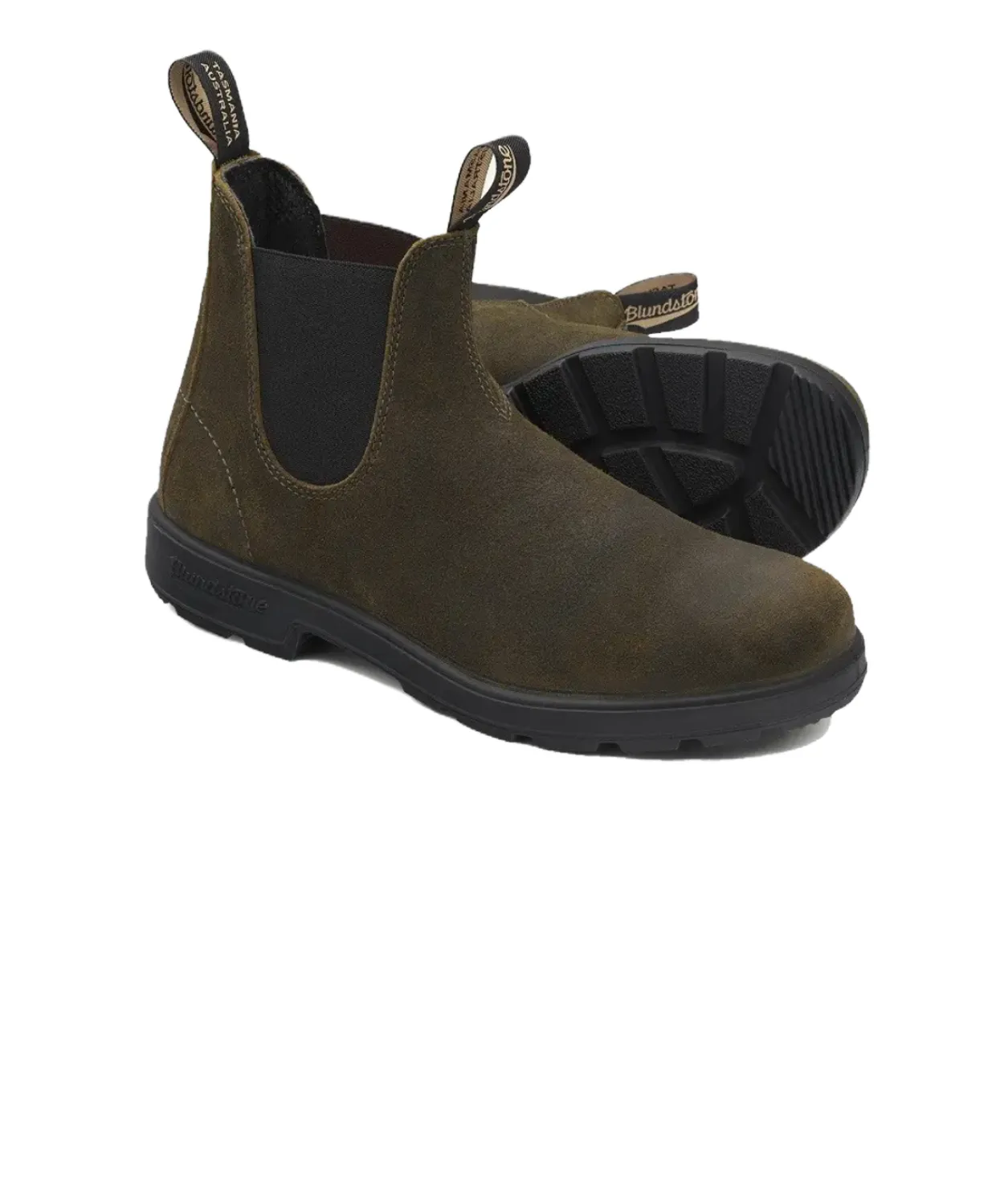 Blundstone 1615 Suede Boots Dark Green