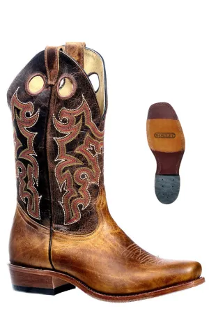 Boulet Men's Navajo Sunshine Cutter Toe Boot