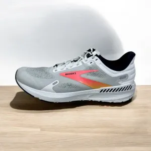 Brooks Launch GTS-9 Sneakers Mens Sz 13 White &amp; Gray 93#8=L.4.7