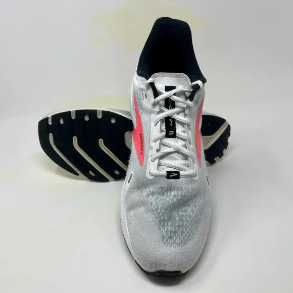 Brooks Launch GTS-9 Sneakers Mens Sz 13 White &amp; Gray 93#8=L.4.7