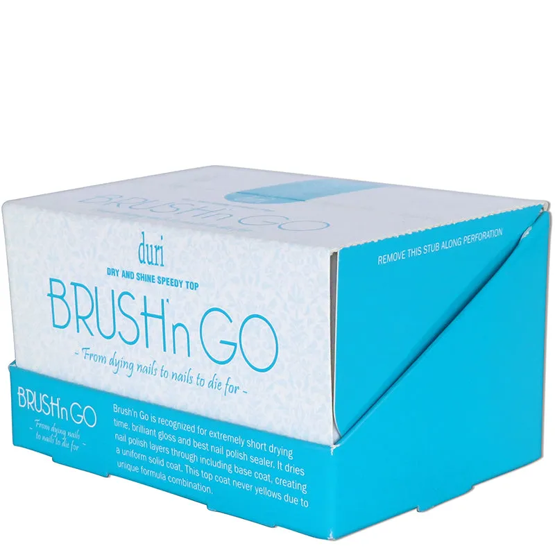 Brush'n GO Dry & Shine Speedy Top Coat, 12 Piece Display