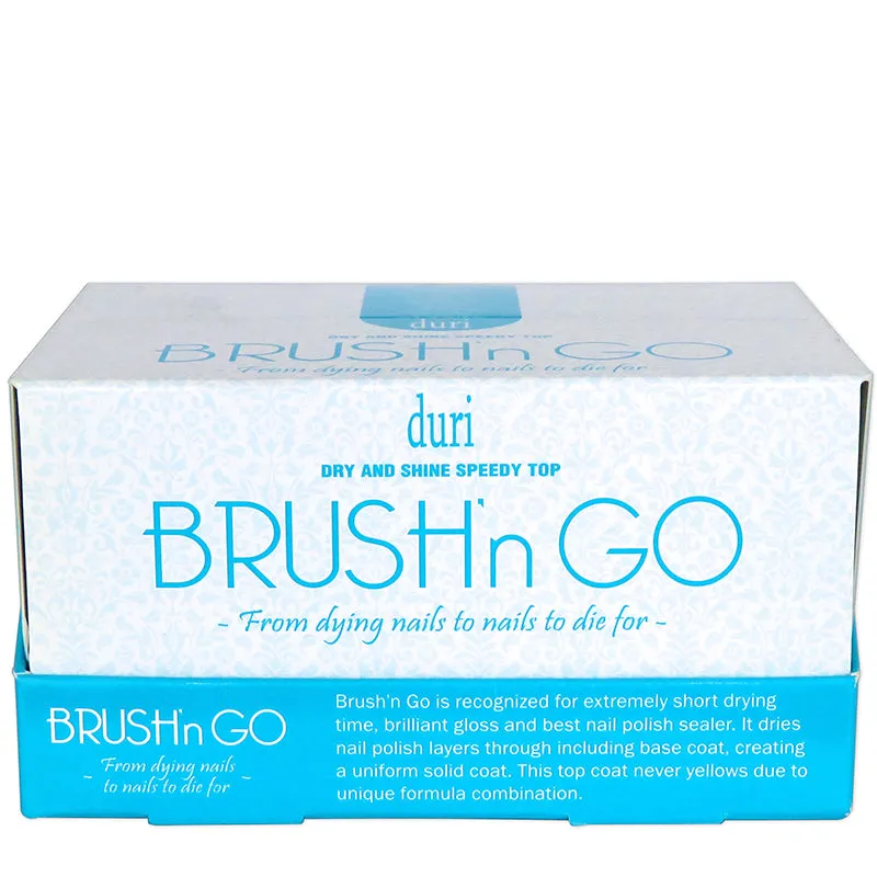 Brush'n GO Dry & Shine Speedy Top Coat, 12 Piece Display