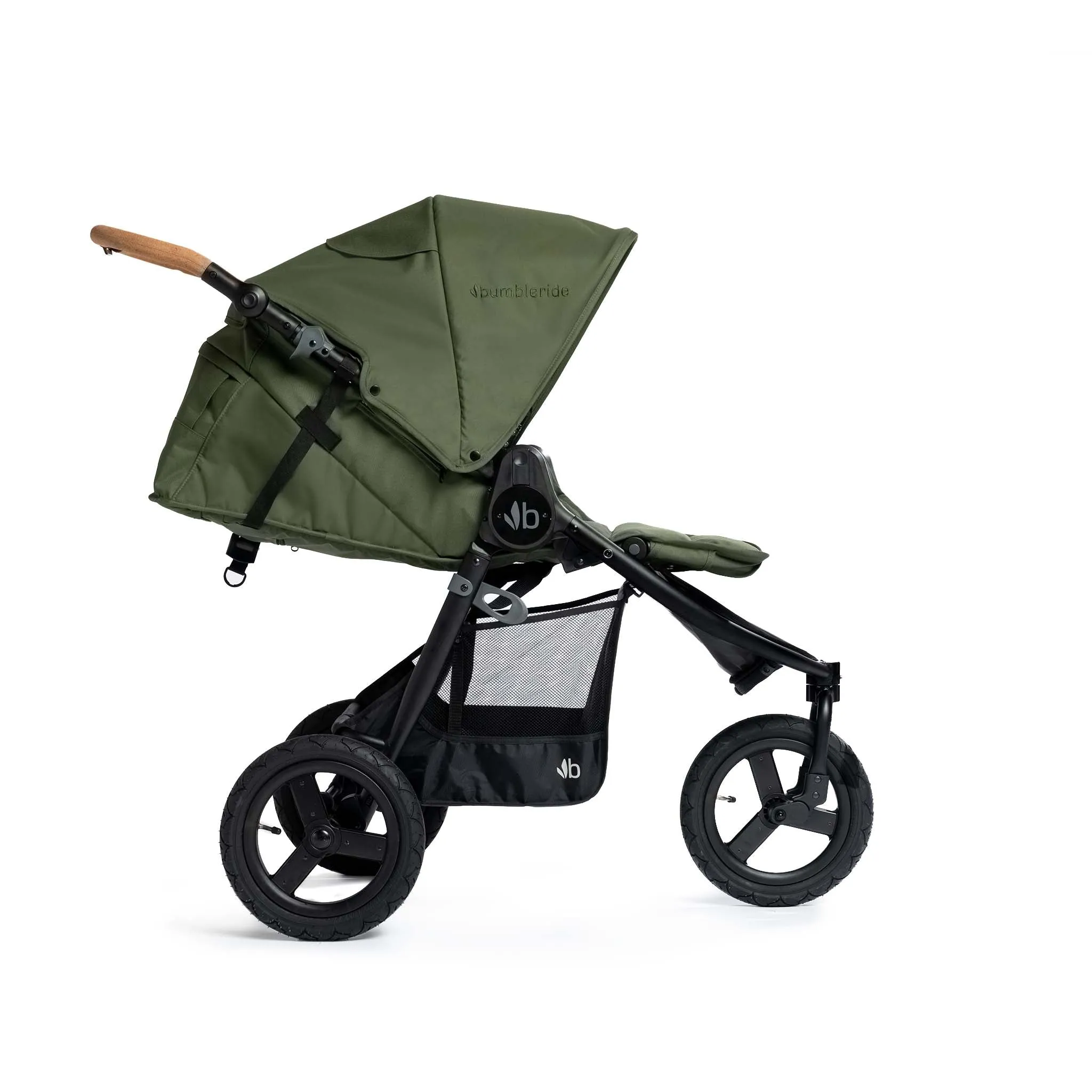 Bumbleride Indie Stroller - Olive/Black Frame (2024)