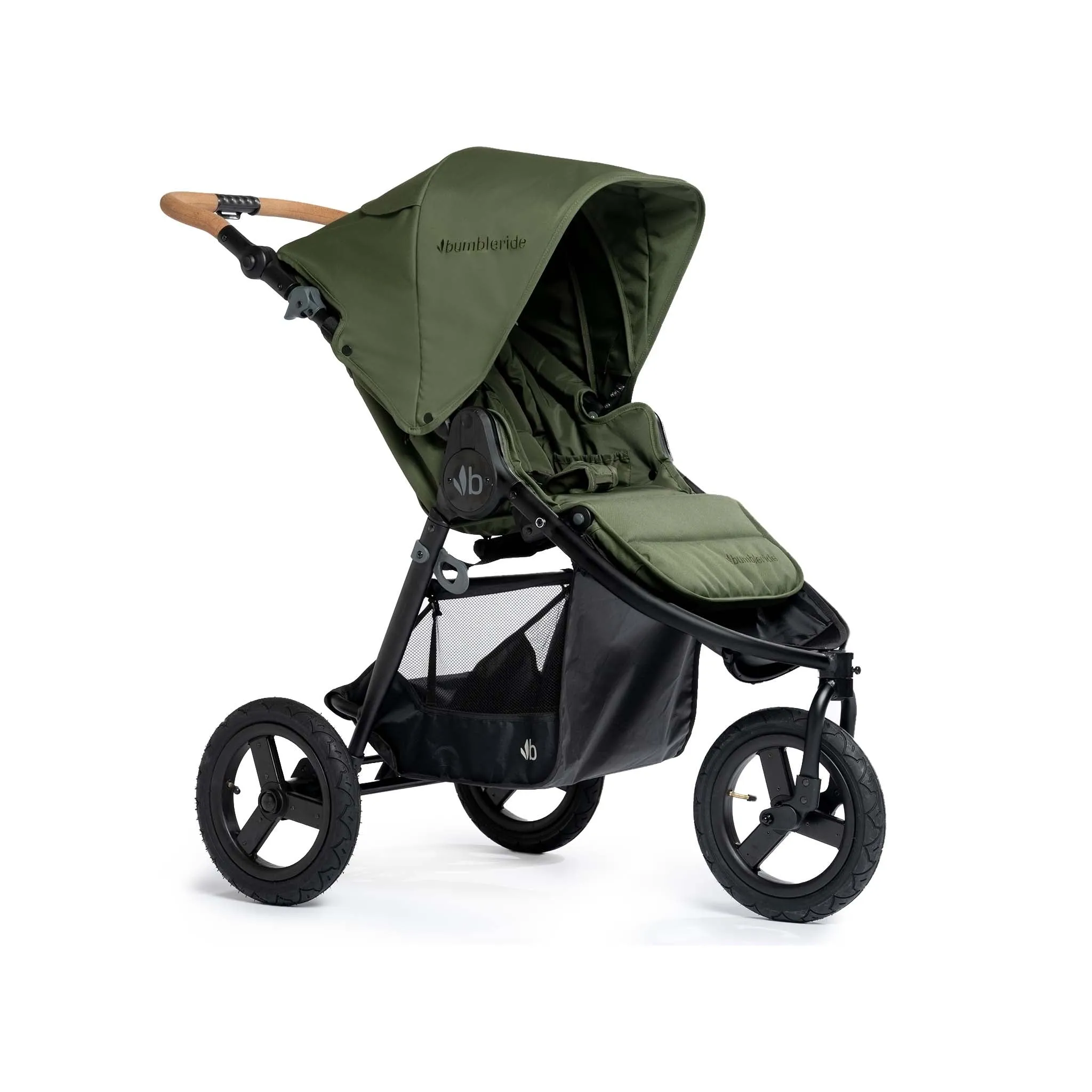 Bumbleride Indie Stroller - Olive/Black Frame (2024)
