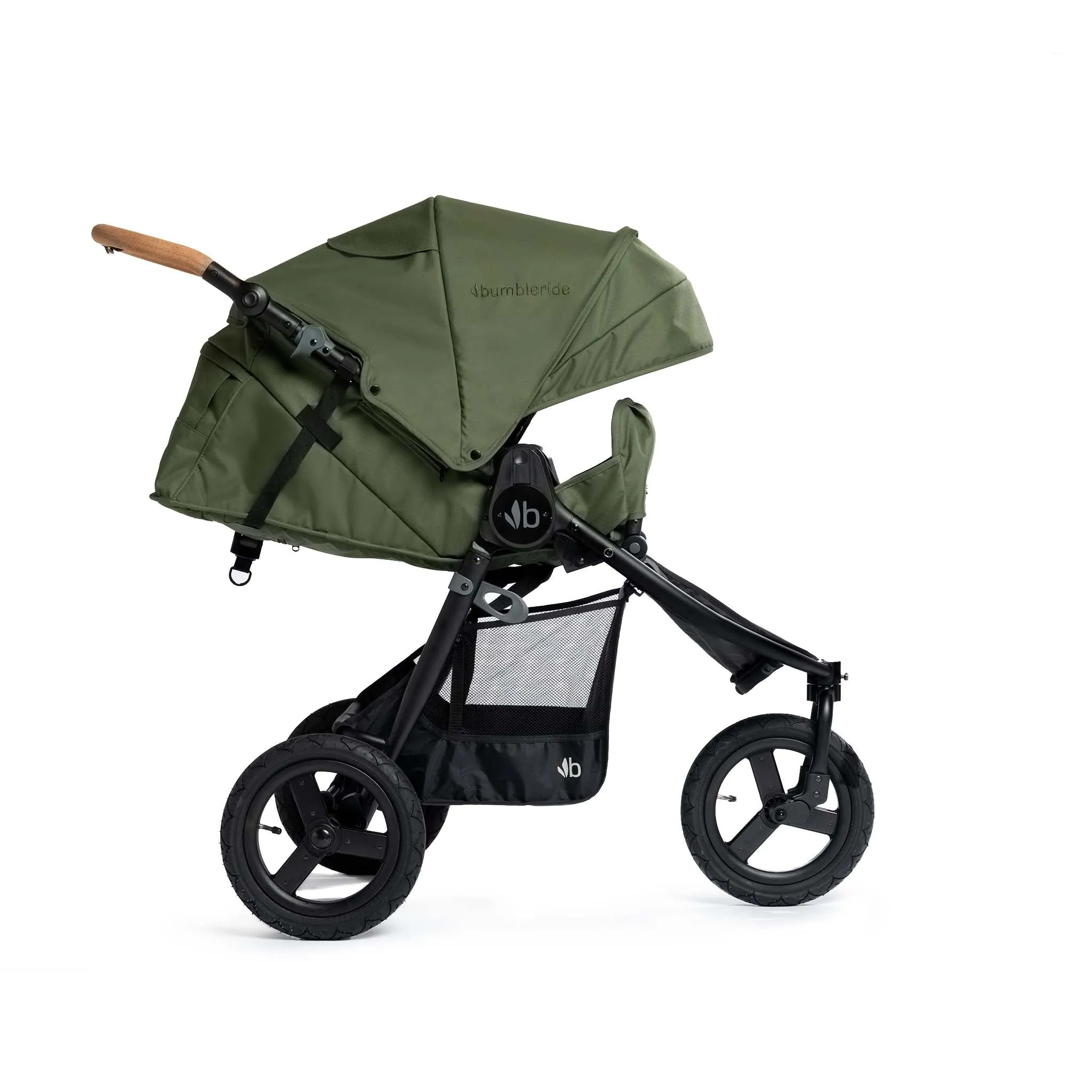 Bumbleride Indie Stroller - Olive/Black Frame (2024)