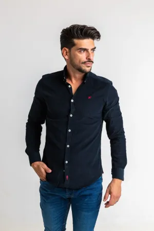 Camisa MicroPana Marino