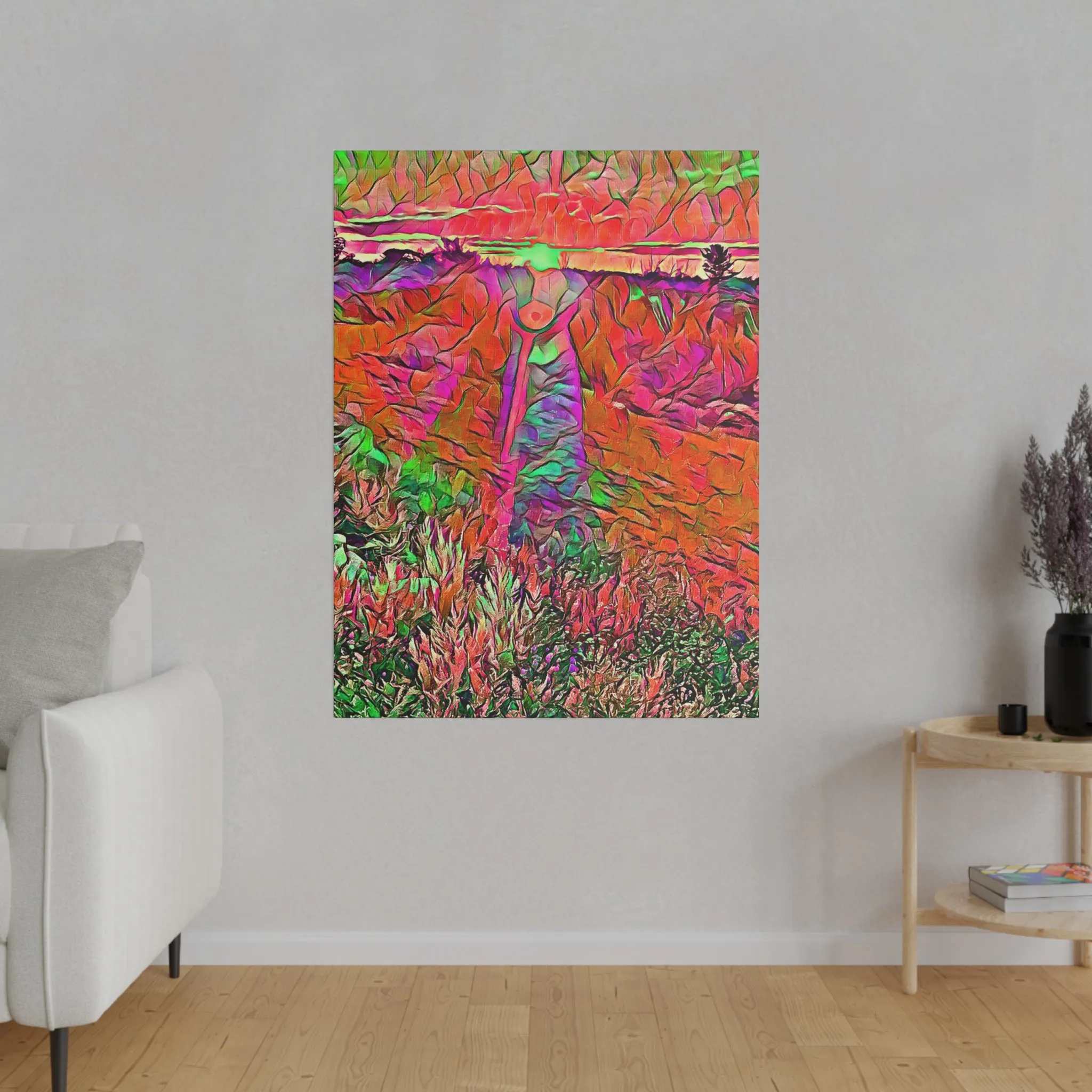Canvas Print in Multiple Portrait Sizes from the Sunset Series at Intriguing Vistas
