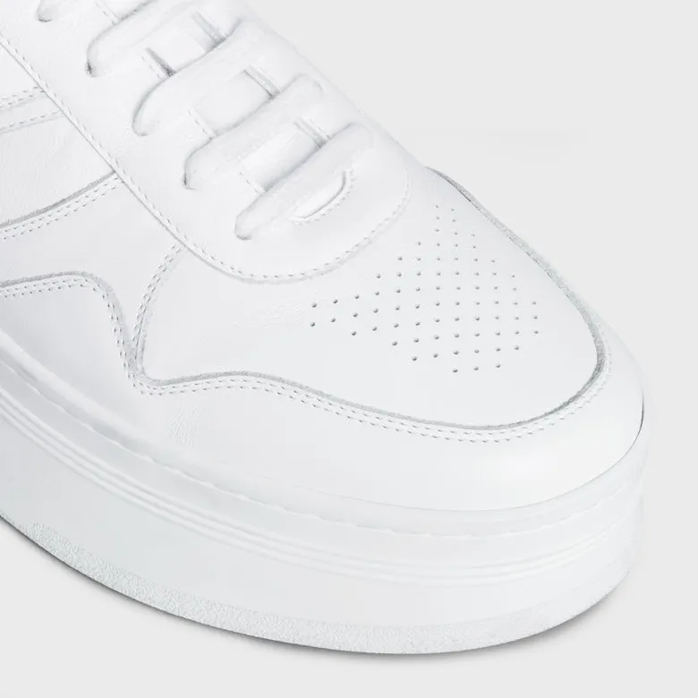 CELINE BLOCK SNEAKERS WITH WEDGE OUTSOLE IN CALFSKIN