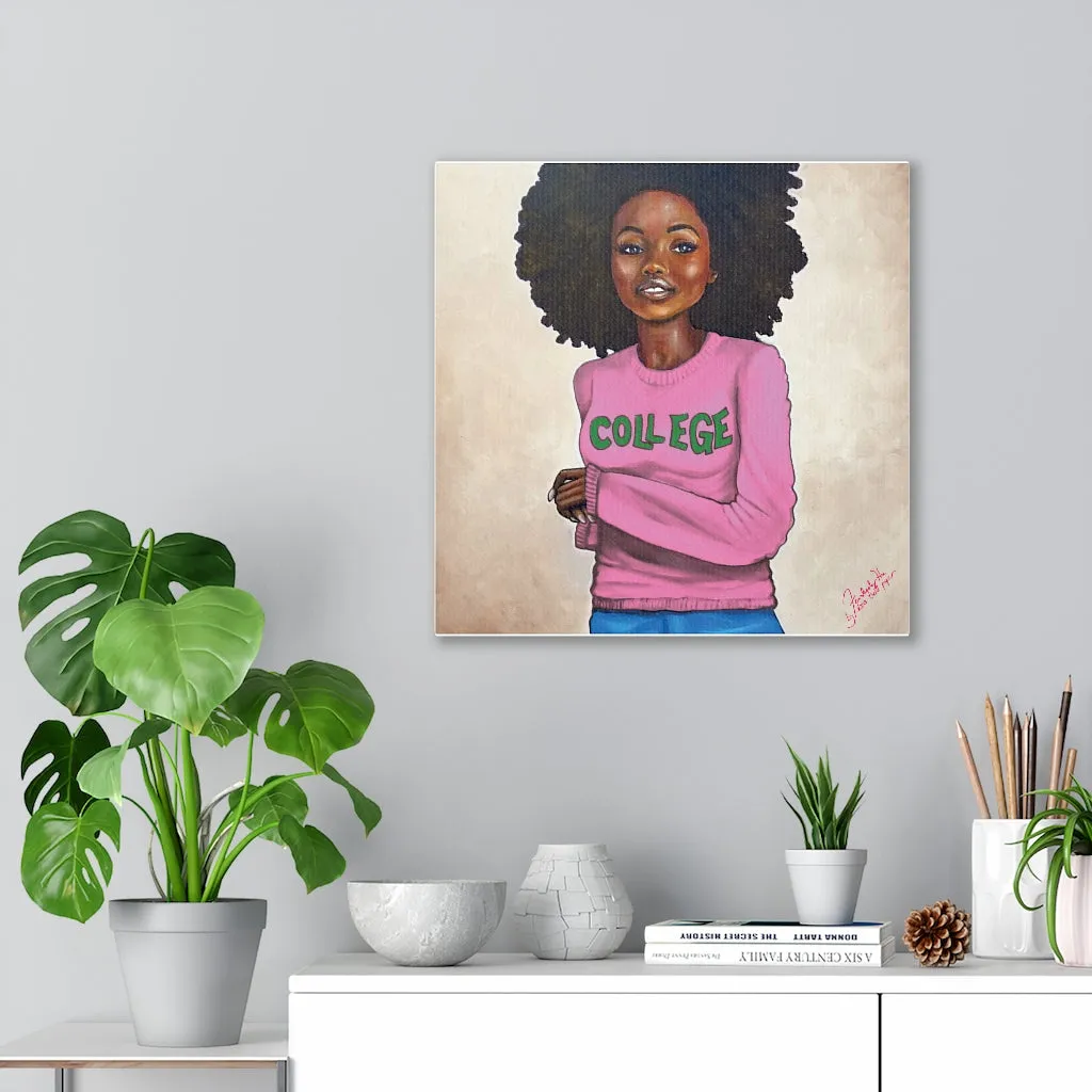 College PG Gallery Wrapped Canvas