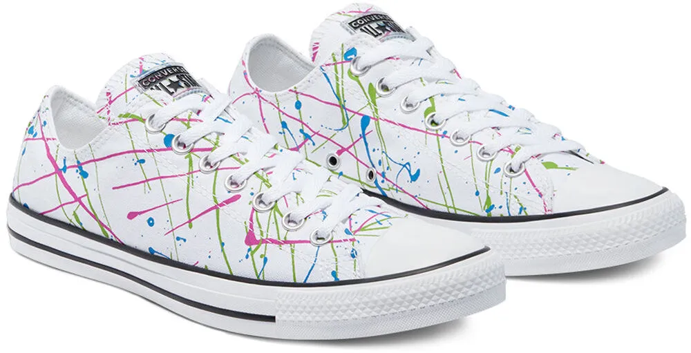 Converse Chuck Taylor All Star Low Top White/ Multi Splat