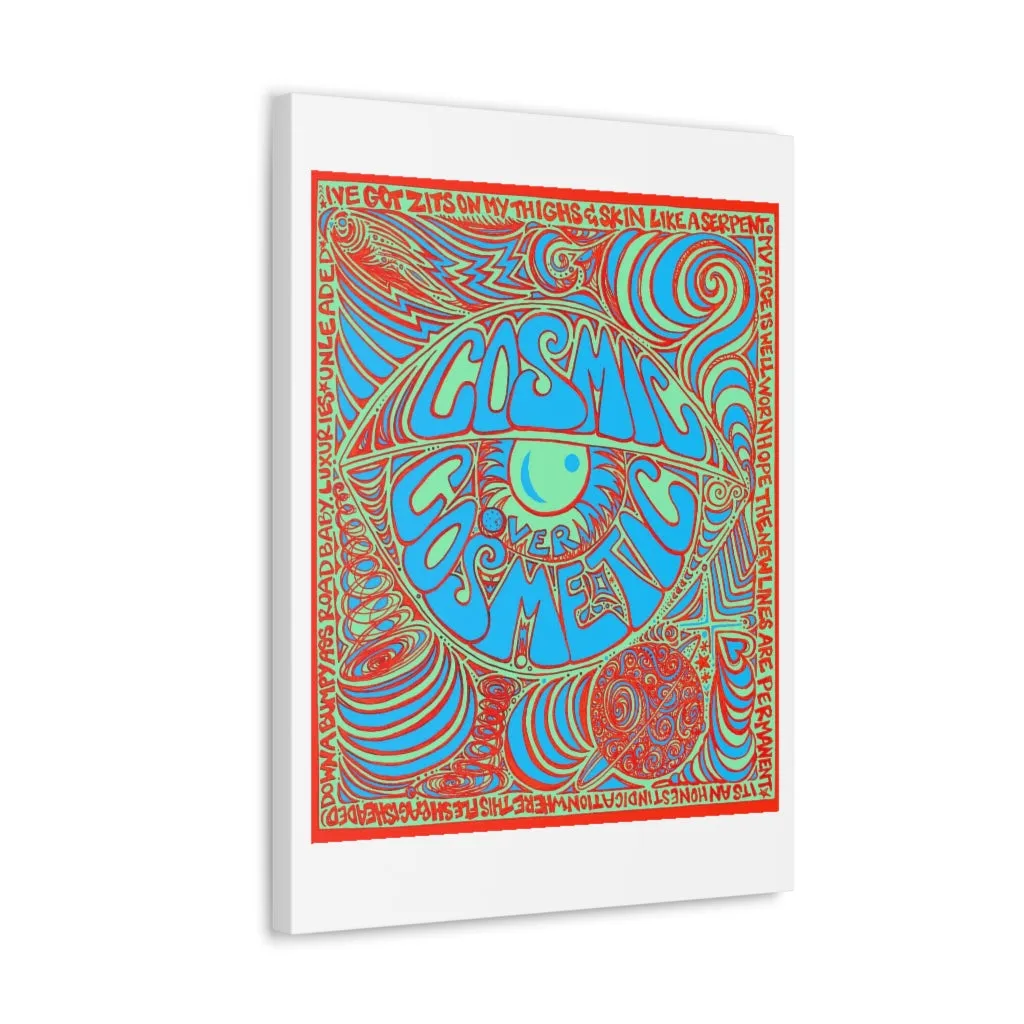 Cosmic Over Cosmetic Canvas Gallery Wraps -  Red Racer