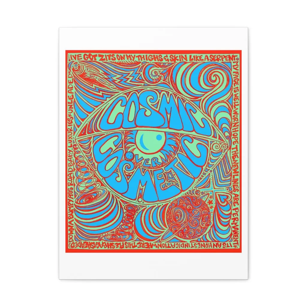 Cosmic Over Cosmetic Canvas Gallery Wraps -  Red Racer