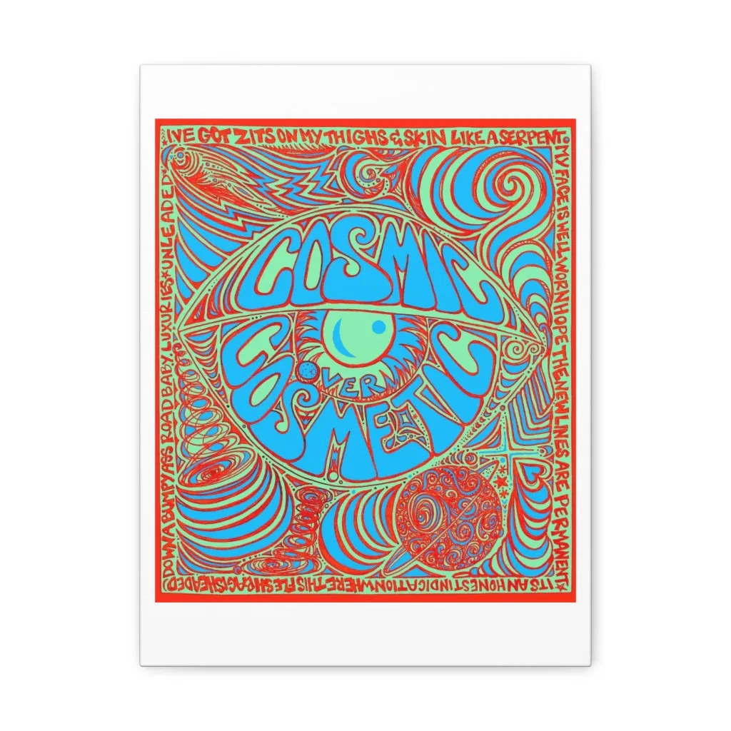 Cosmic Over Cosmetic Canvas Gallery Wraps -  Red Racer