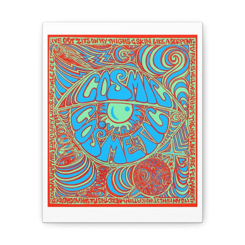Cosmic Over Cosmetic Canvas Gallery Wraps -  Red Racer