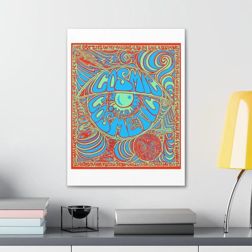 Cosmic Over Cosmetic Canvas Gallery Wraps -  Red Racer