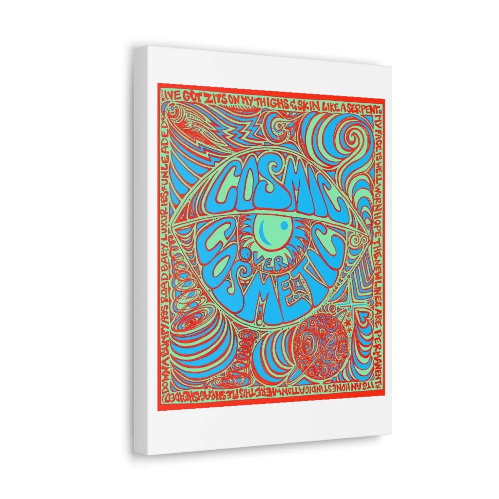 Cosmic Over Cosmetic Canvas Gallery Wraps -  Red Racer