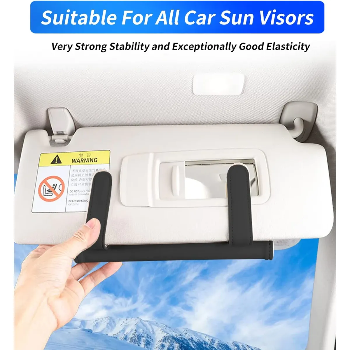 Custom Logo Car Tissue Holder, Car Visor Tissue Holder, Sun Visor Mask Box, Car Tuning Accessories