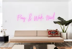 Custom order: Pray & Work Hard