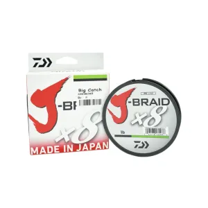 Daiwa J Braid X8 Braid Chartreuse