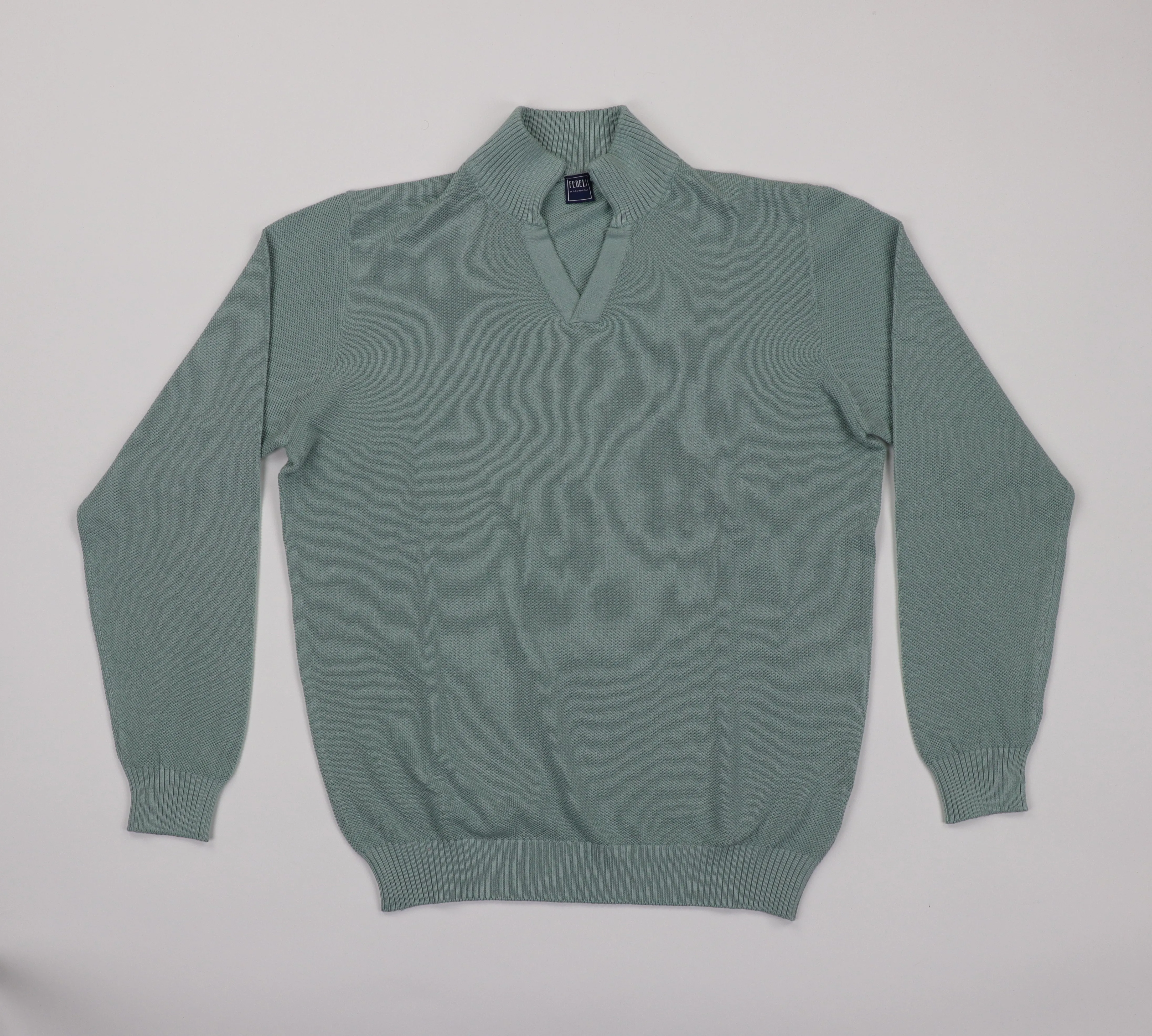 Dennis Lightweight Supima Cotton Mockneck