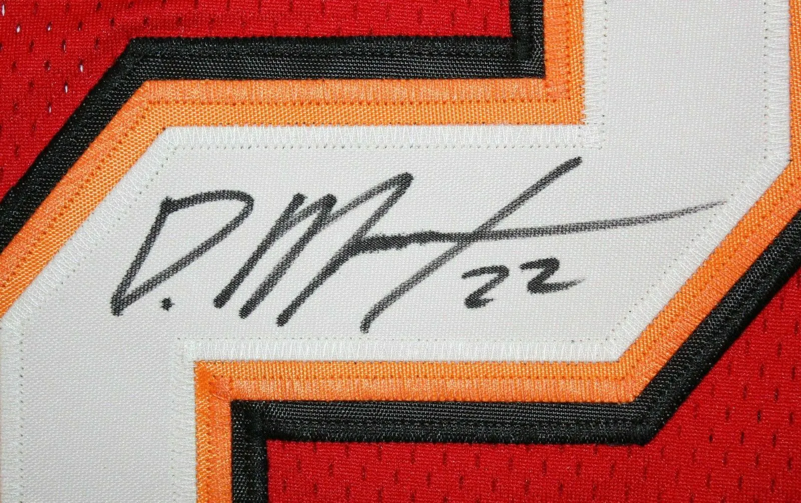 Doug Martin Autographed Red w/Orange Pro Style Jersey- JSA Authenticated